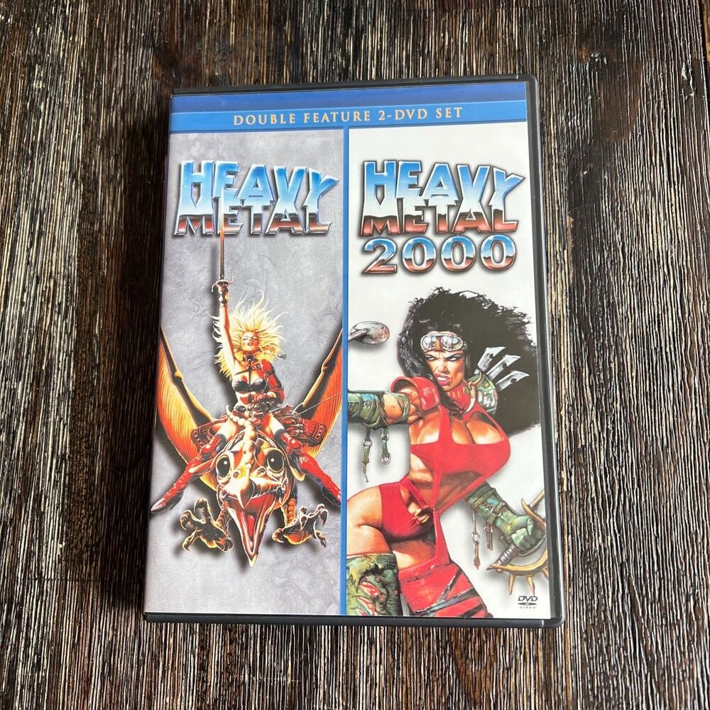 Heavy Metal & Heavy Metal 2000 Movie 2 DVD Set Widescreen Animated Cartoon R